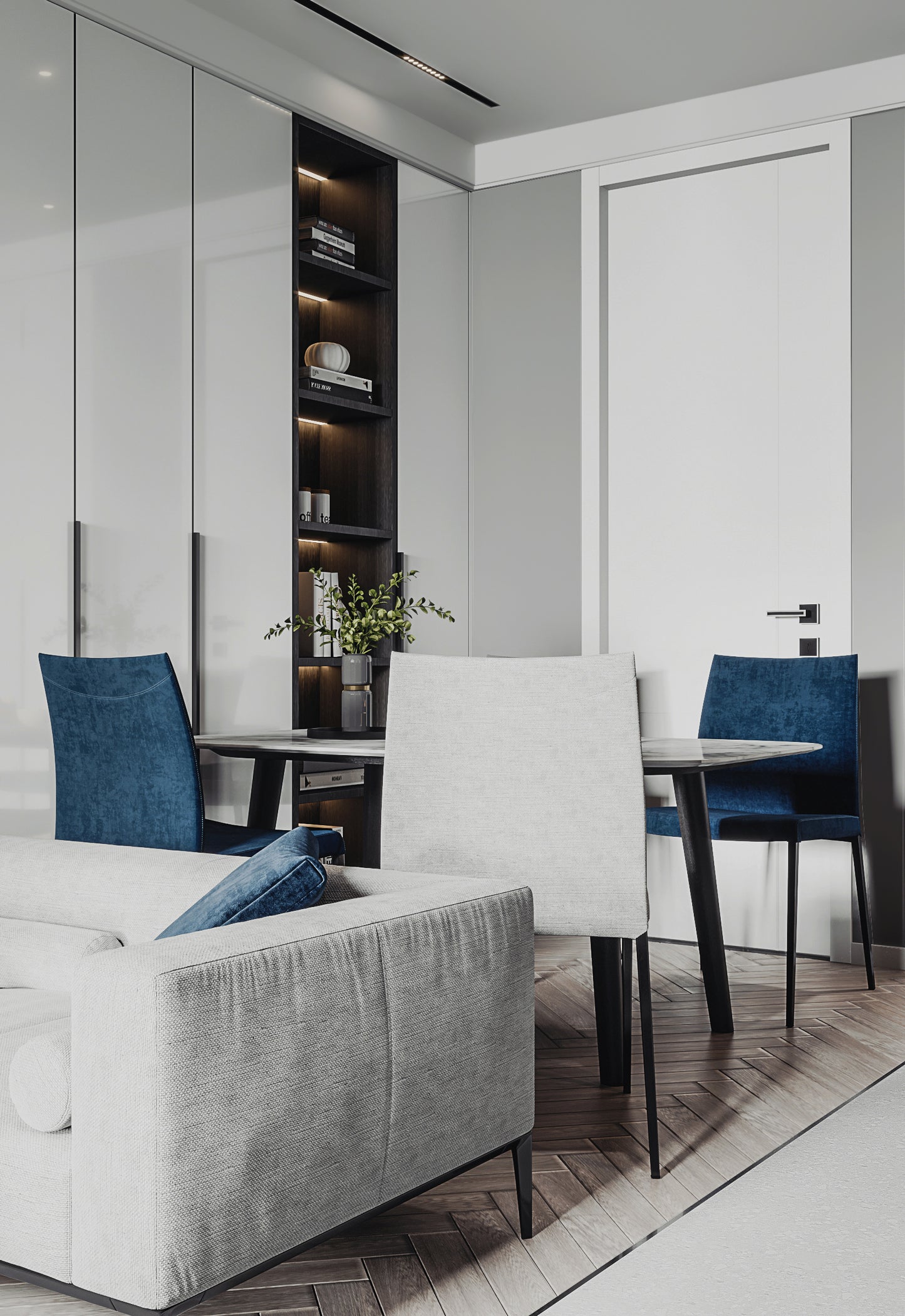 (1800-3000Sq.ft)Apartment 3D Interior Design Service