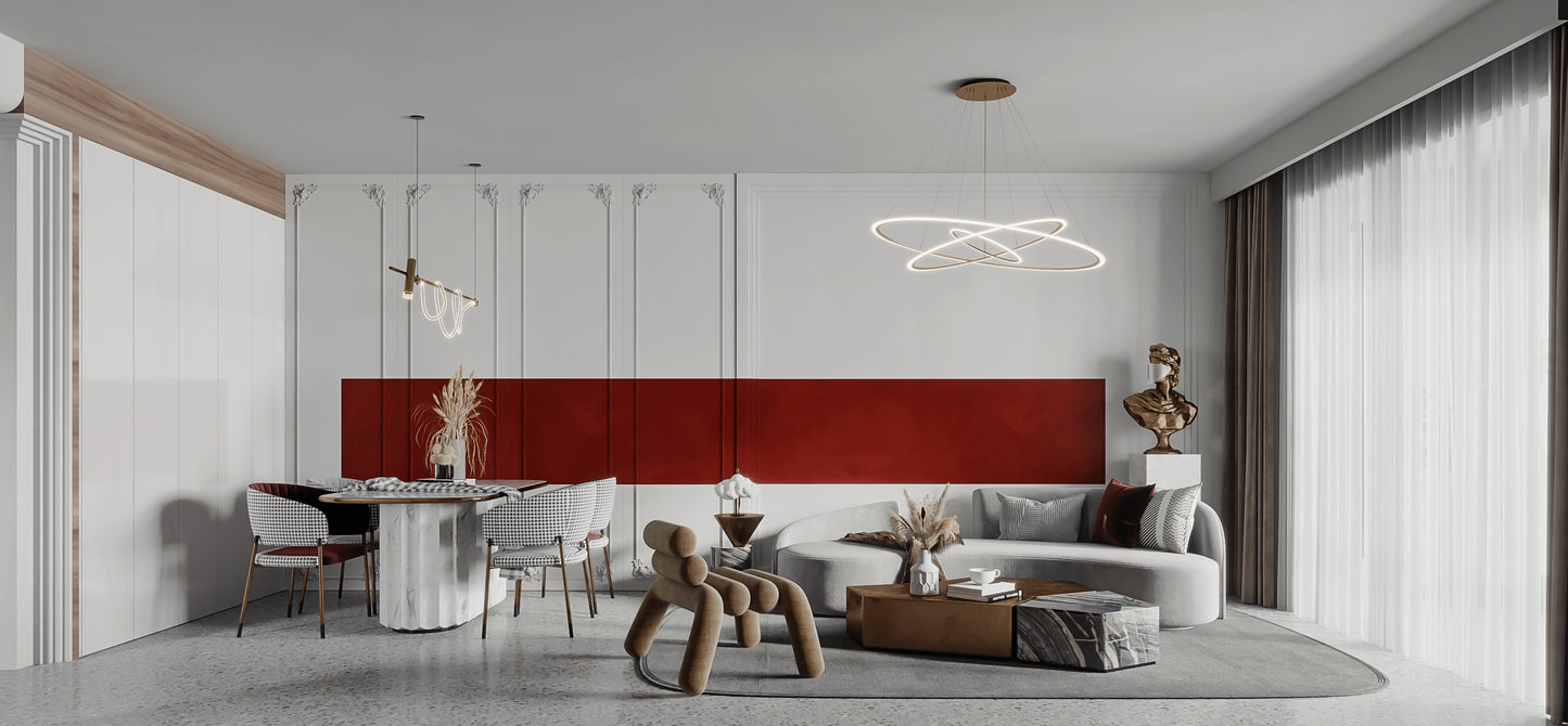 (1800-3000Sq.ft)Apartment 3D Interior Design Service