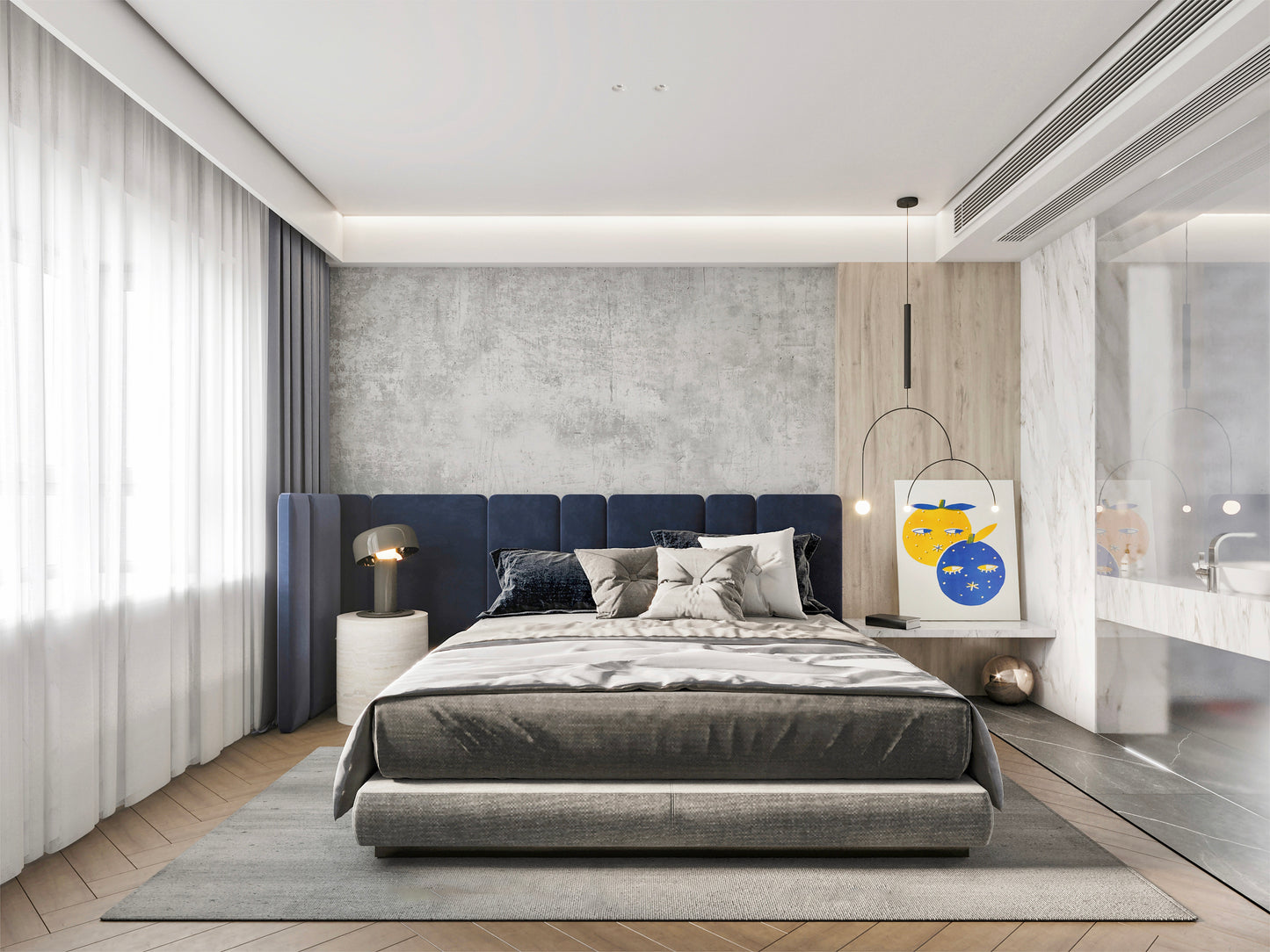 (1200-1800Sq.ft)Apartment 3D Interior Design Service