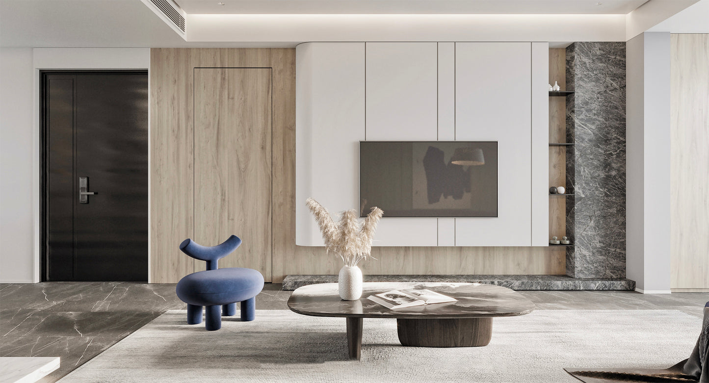 （1200-1800Sq.ft）Apartment 3D Interior Design Service