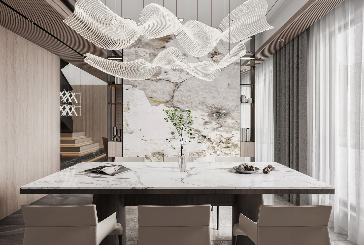 (2800-4000 Sq.ft) House 3D interior design