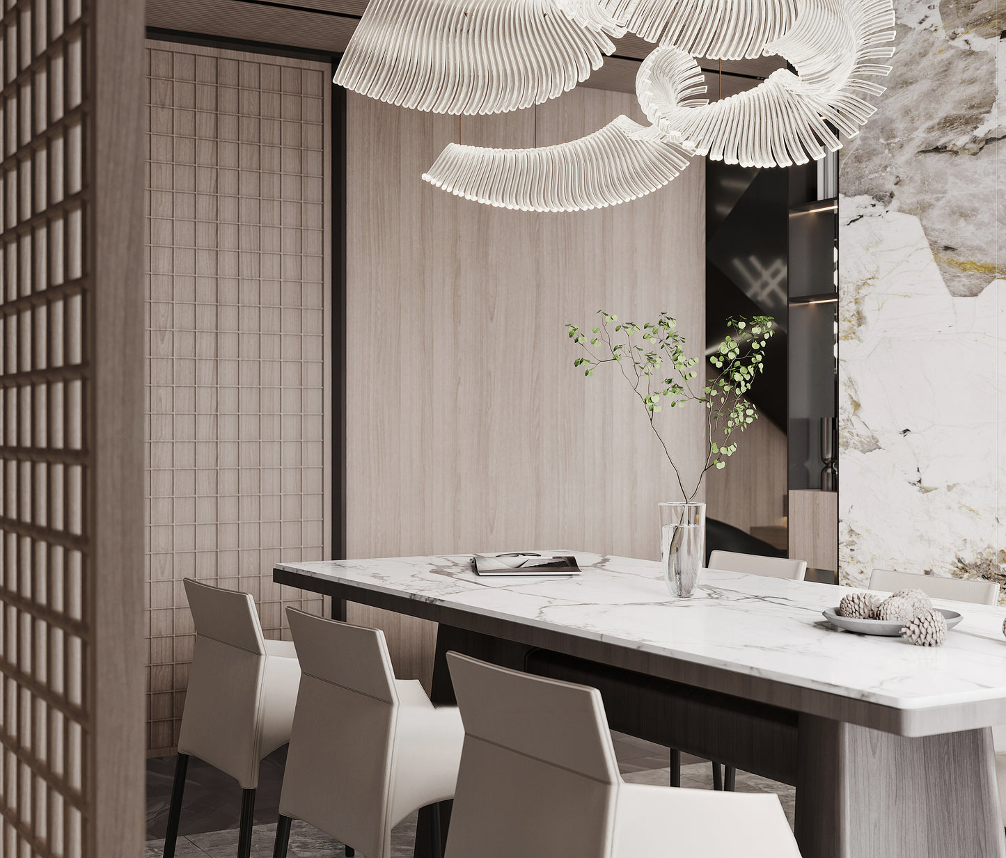 (2800-4000 Sq.ft) House 3D interior design