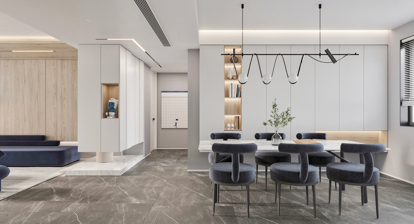 （1200-1800Sq.ft）Apartment 3D Interior Design Service