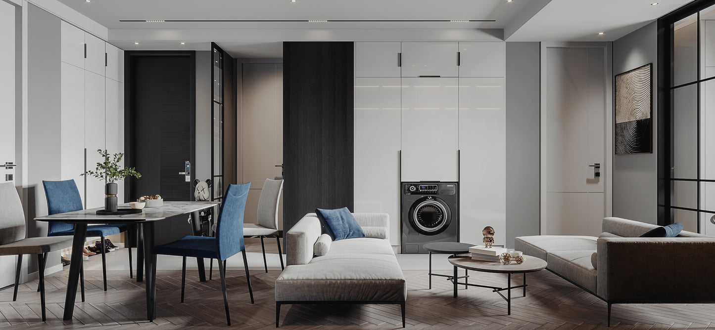 （1800-3000Sq.ft）Apartment 3D Interior Design Service