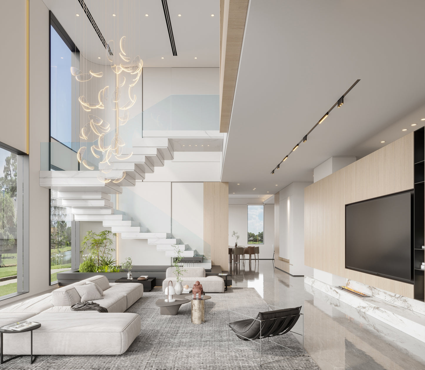 （1600-2000Sq.ft）House 3D interior design