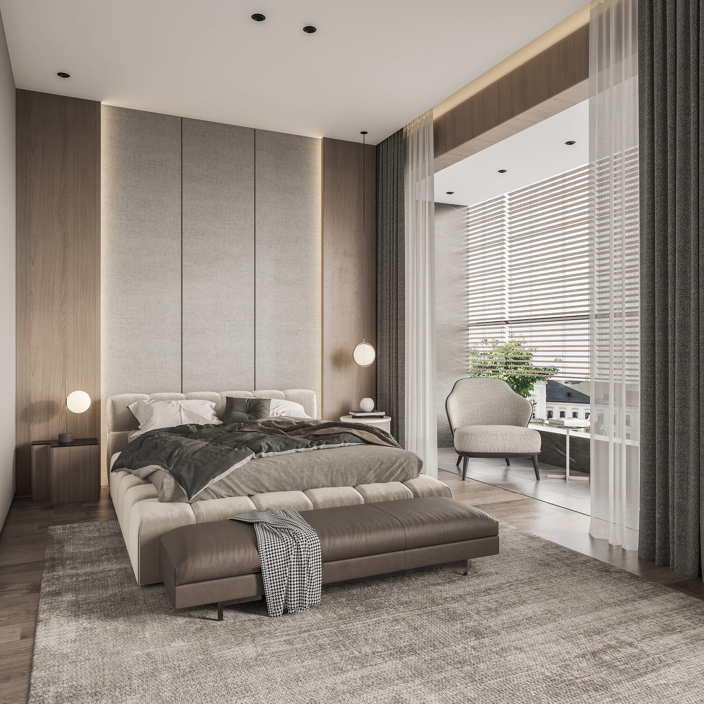 (2800-4000 Sq.ft) House 3D interior design