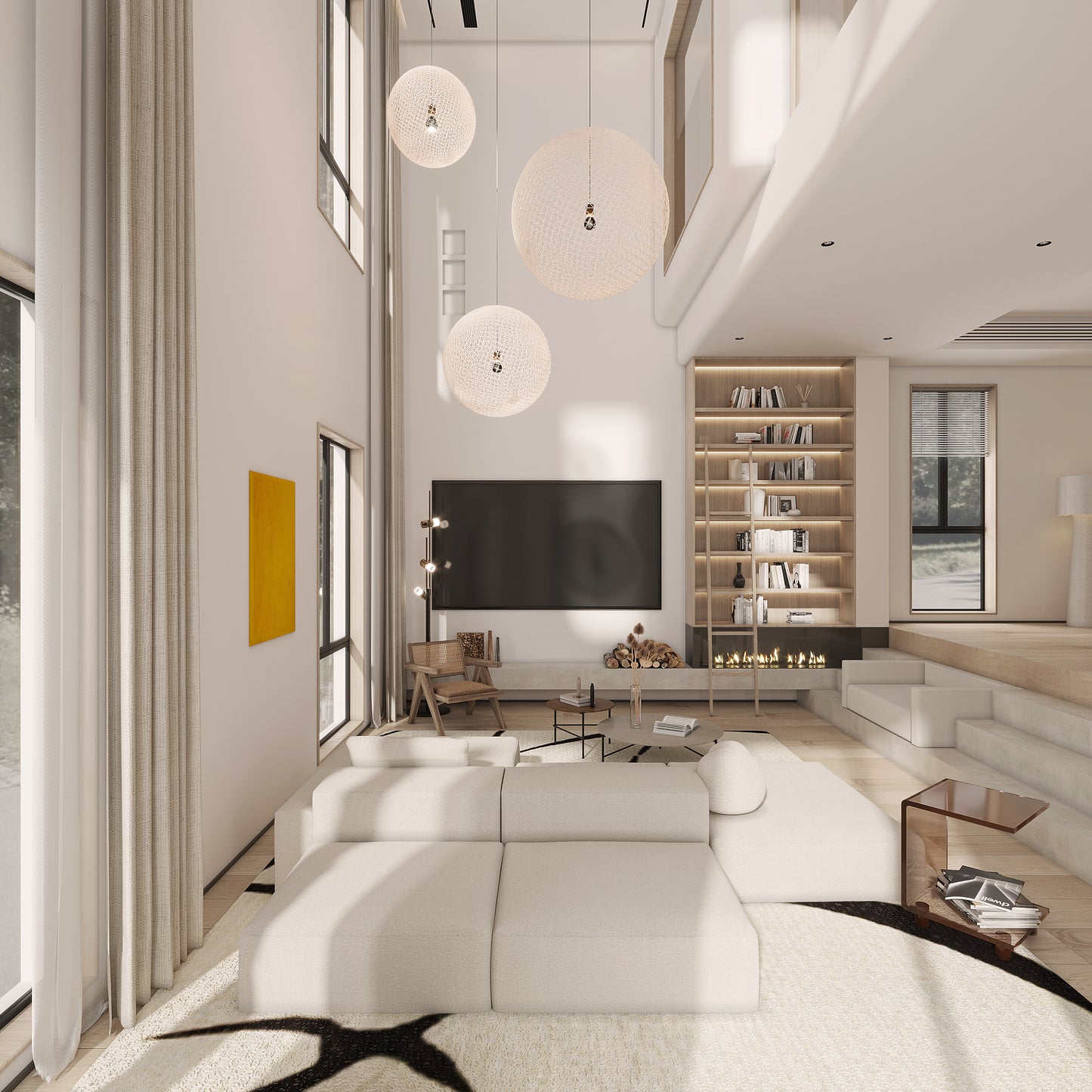 （2000-2800 Sq.ft）House 3D interior design