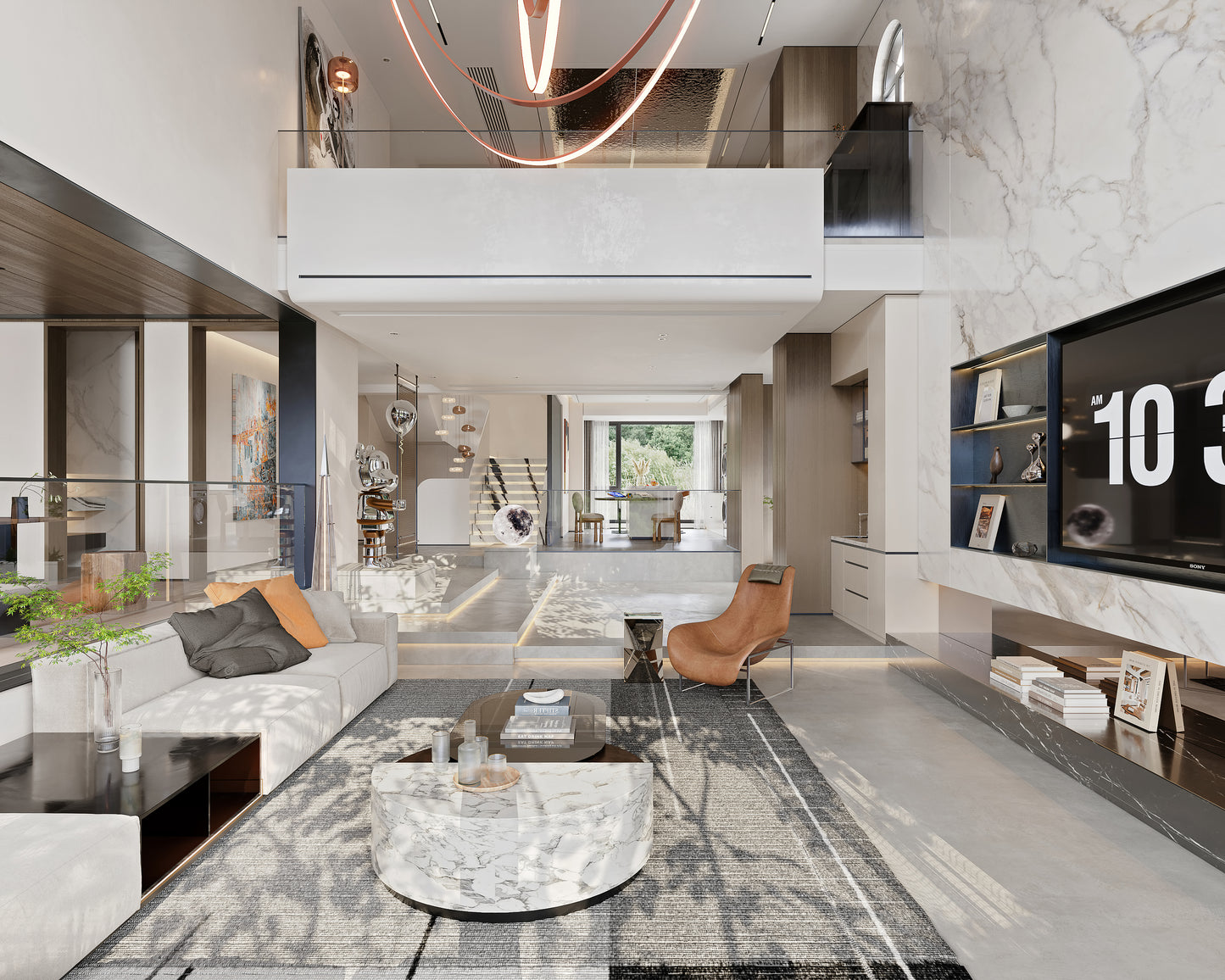 （1200-1600Sq.ft）House 3D interior design