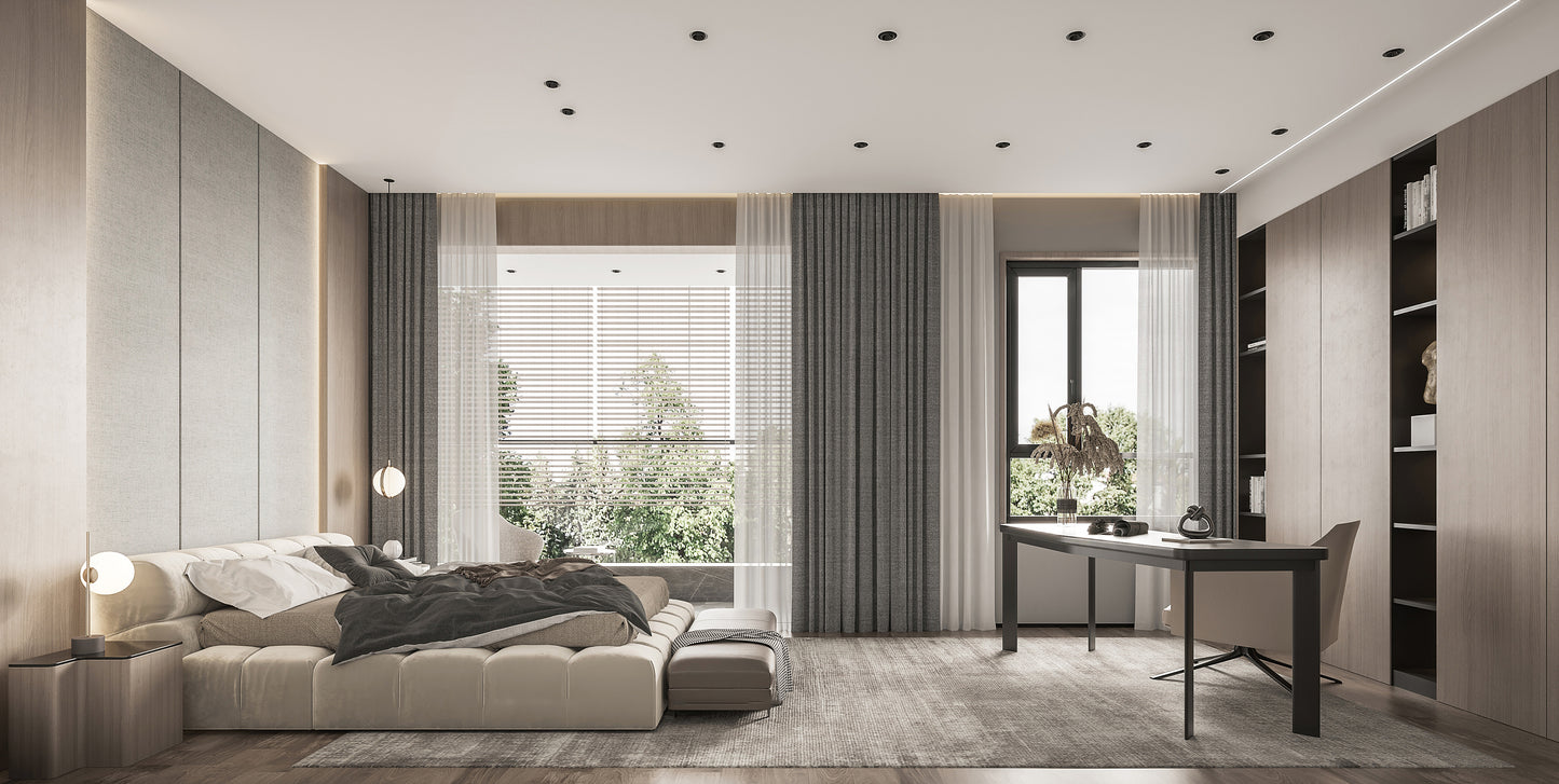 (2800-4000 Sq.ft) House 3D interior design