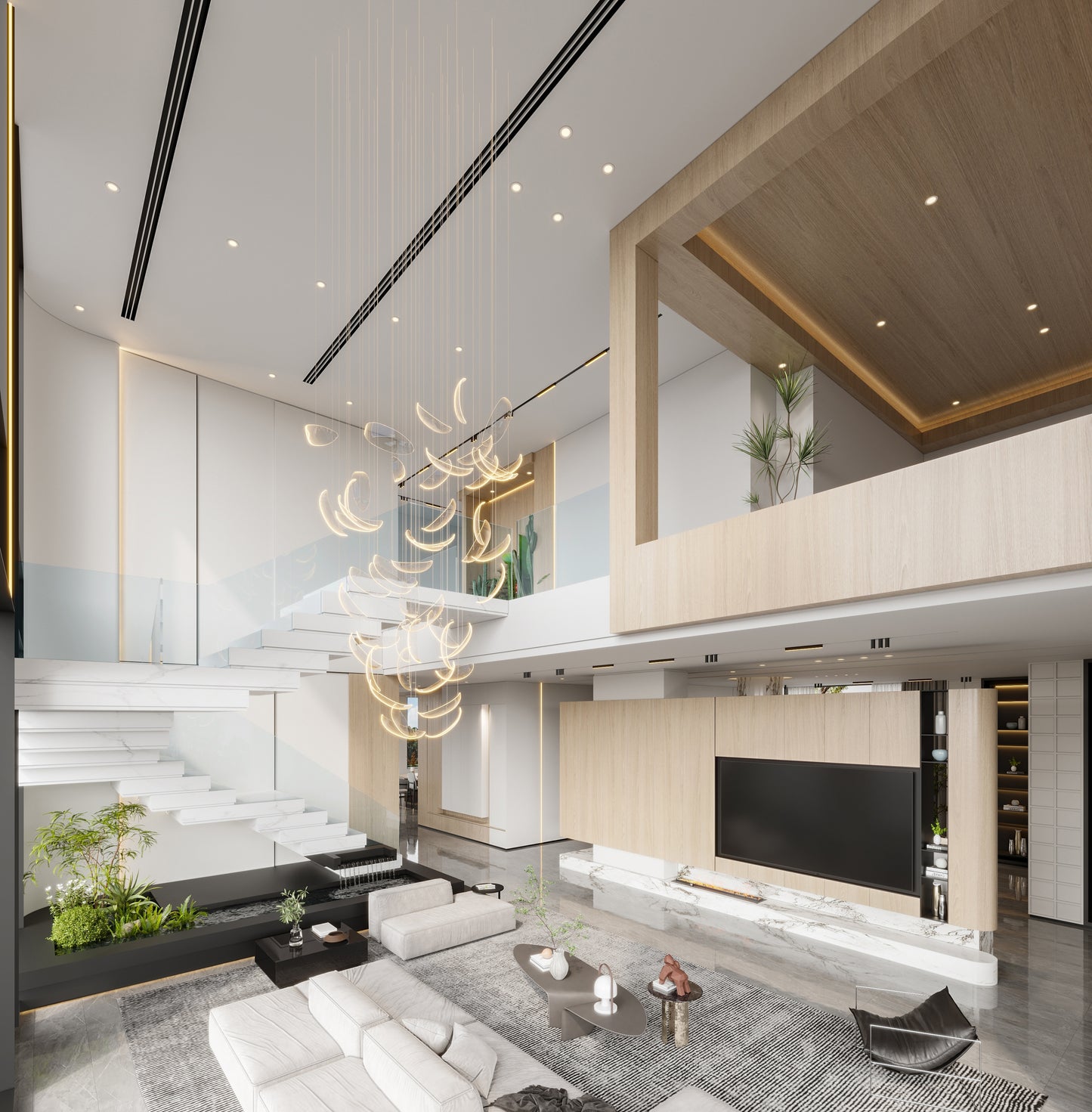 （1600-2000Sq.ft）House 3D interior design