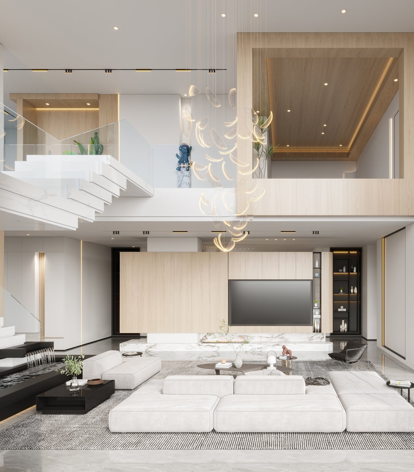 （1600-2000Sq.ft）House 3D interior design