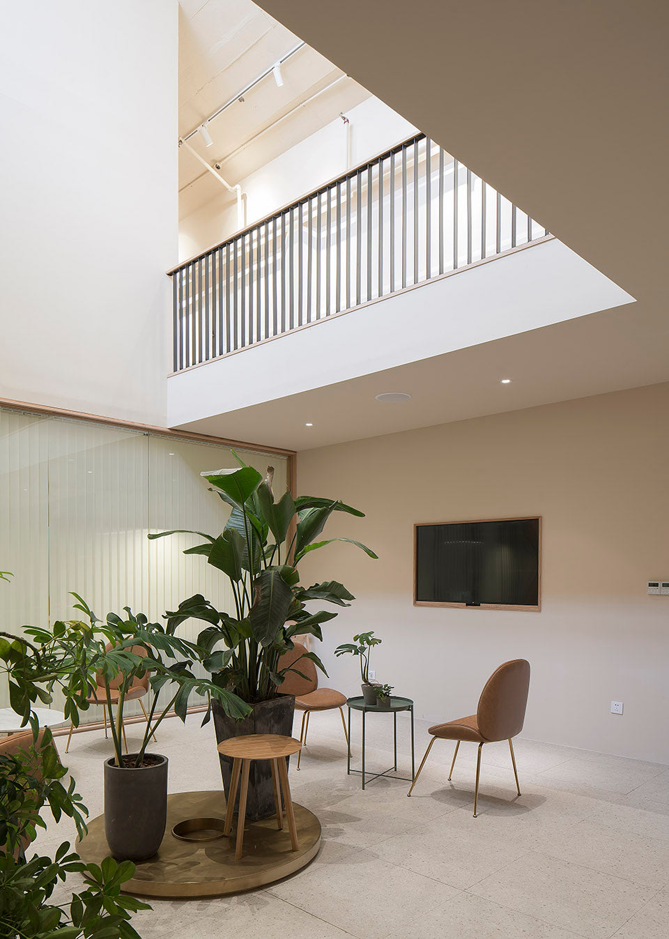 (1000-1500 Sq.ft) Office space 3D interior design