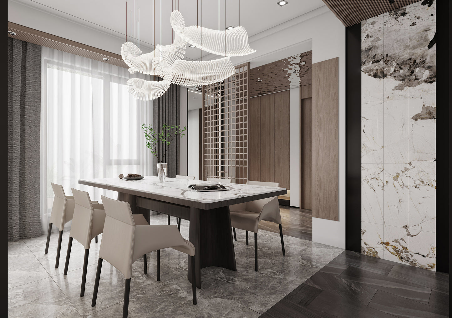(2800-4000 Sq.ft) House 3D interior design