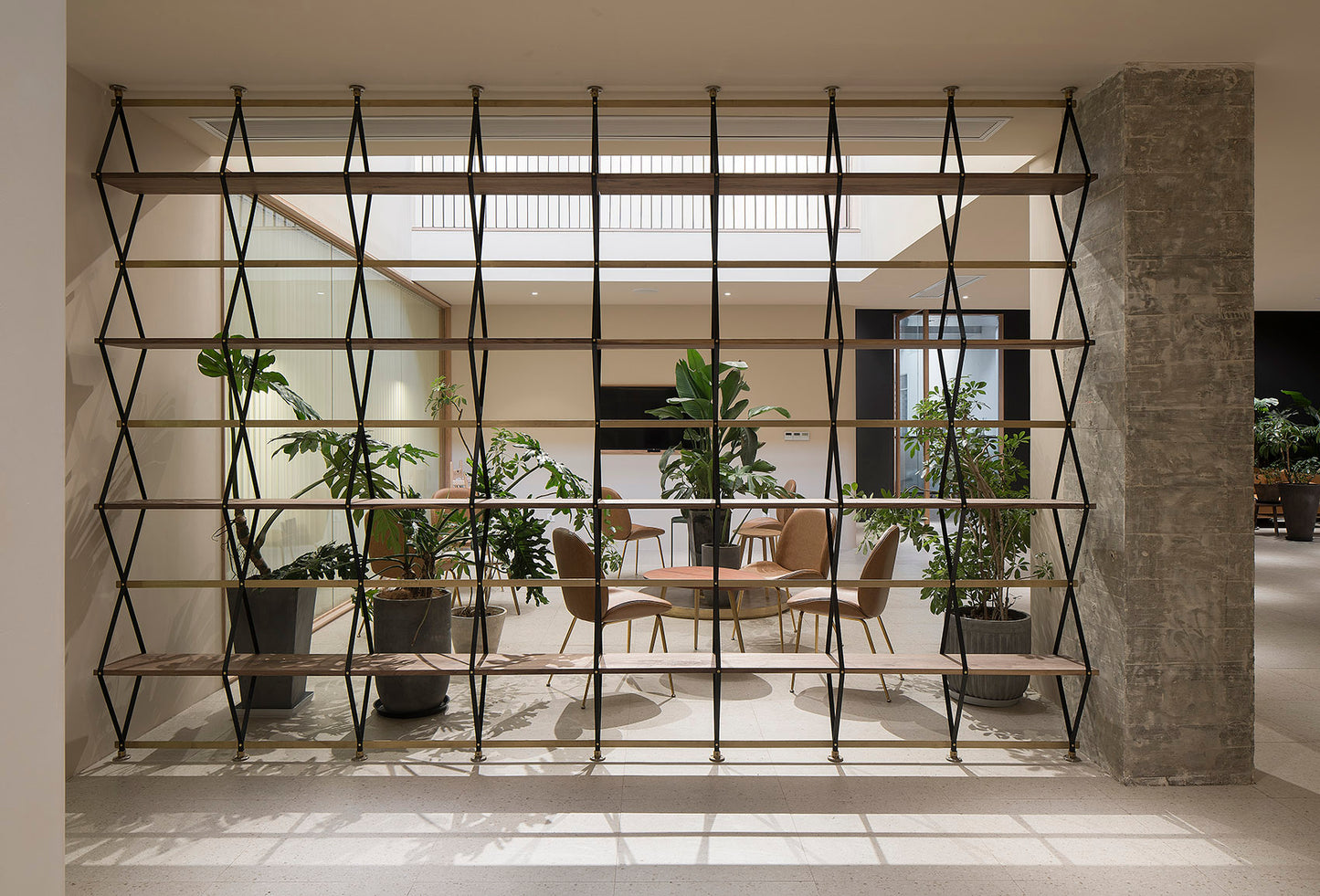(1000-1500 Sq.ft) Office space 3D interior design