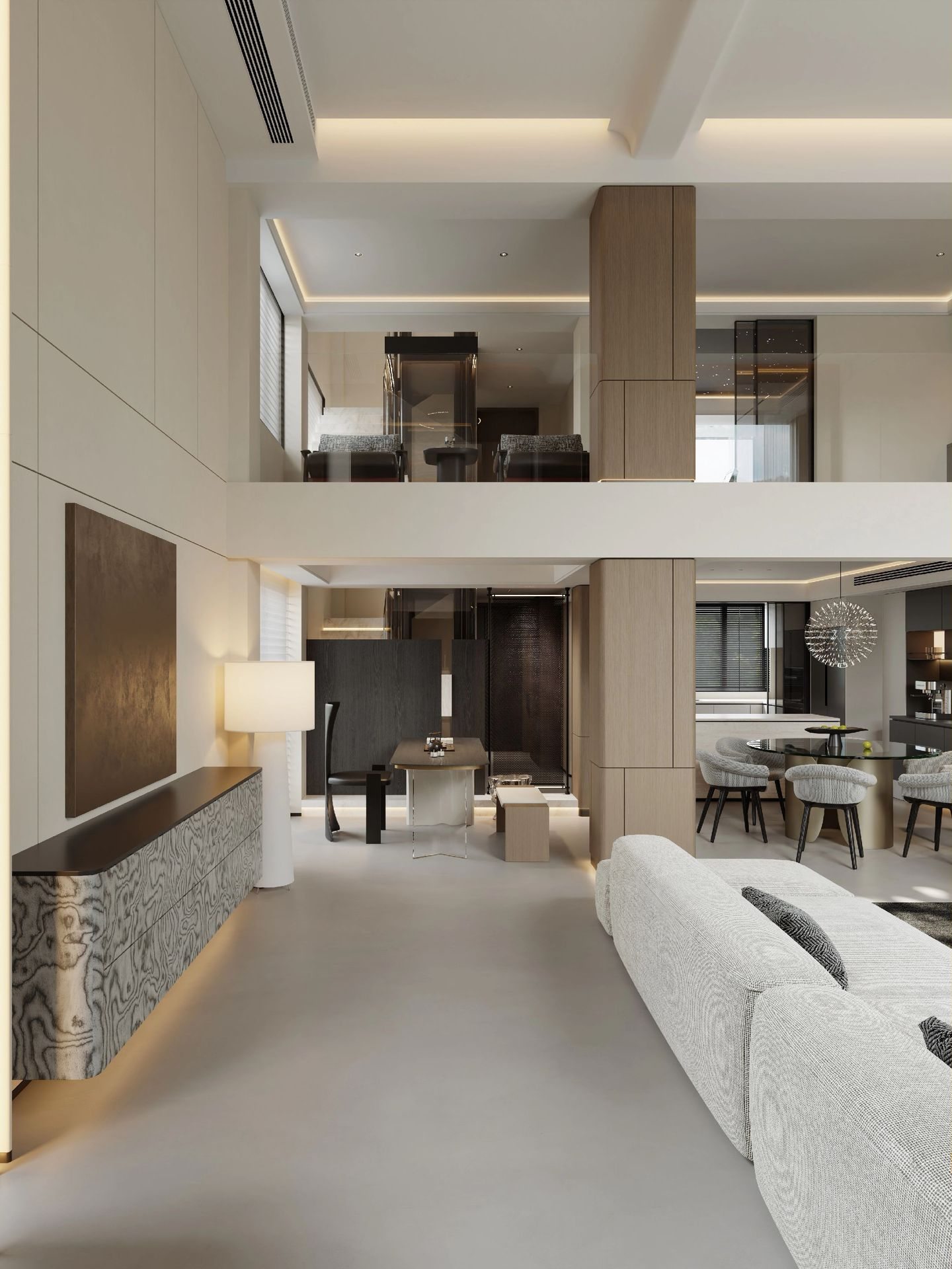 Bright Double-Height Villa preview 3