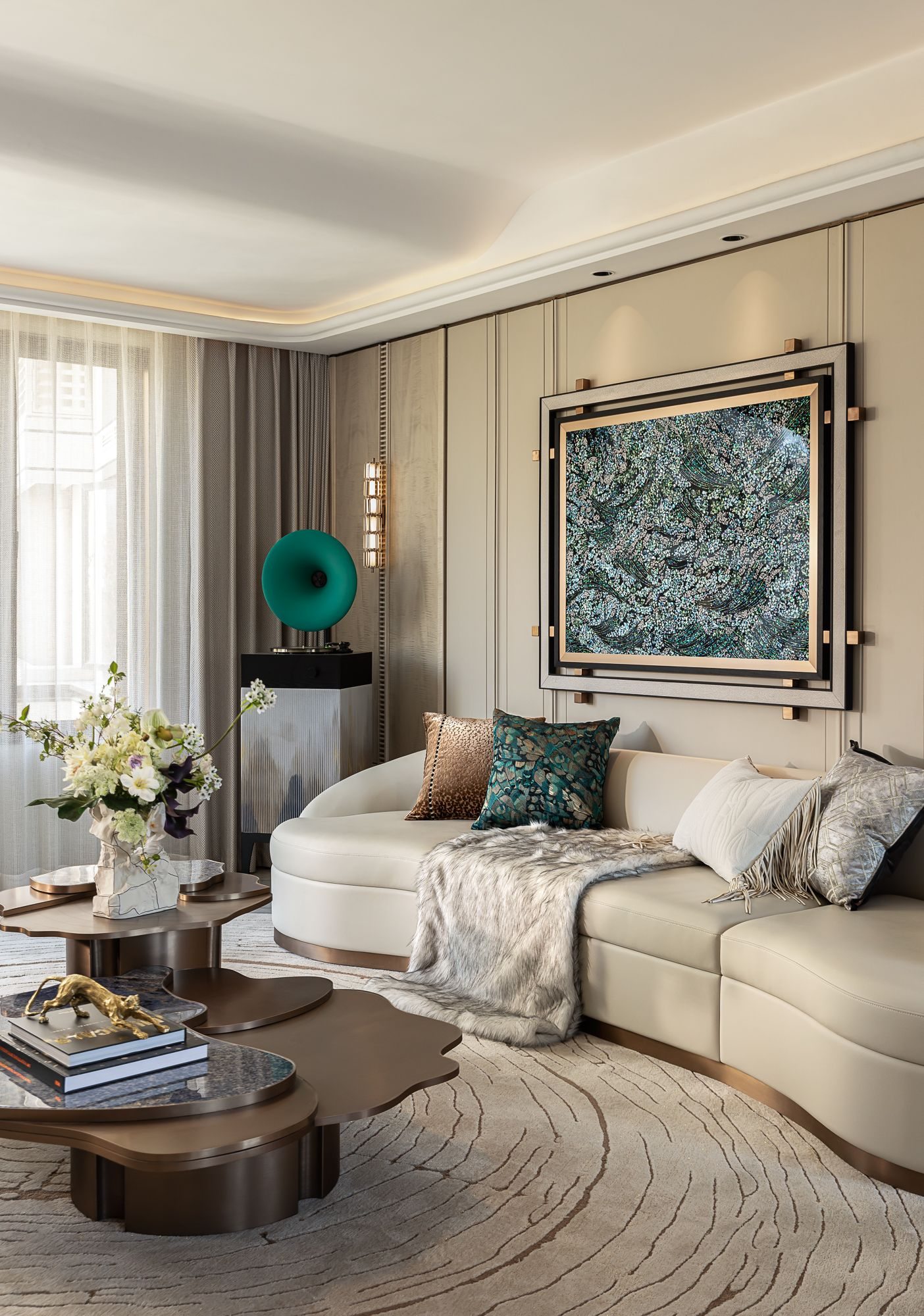 Cream Light Luxury Apartment منزل كامل Light Luxury