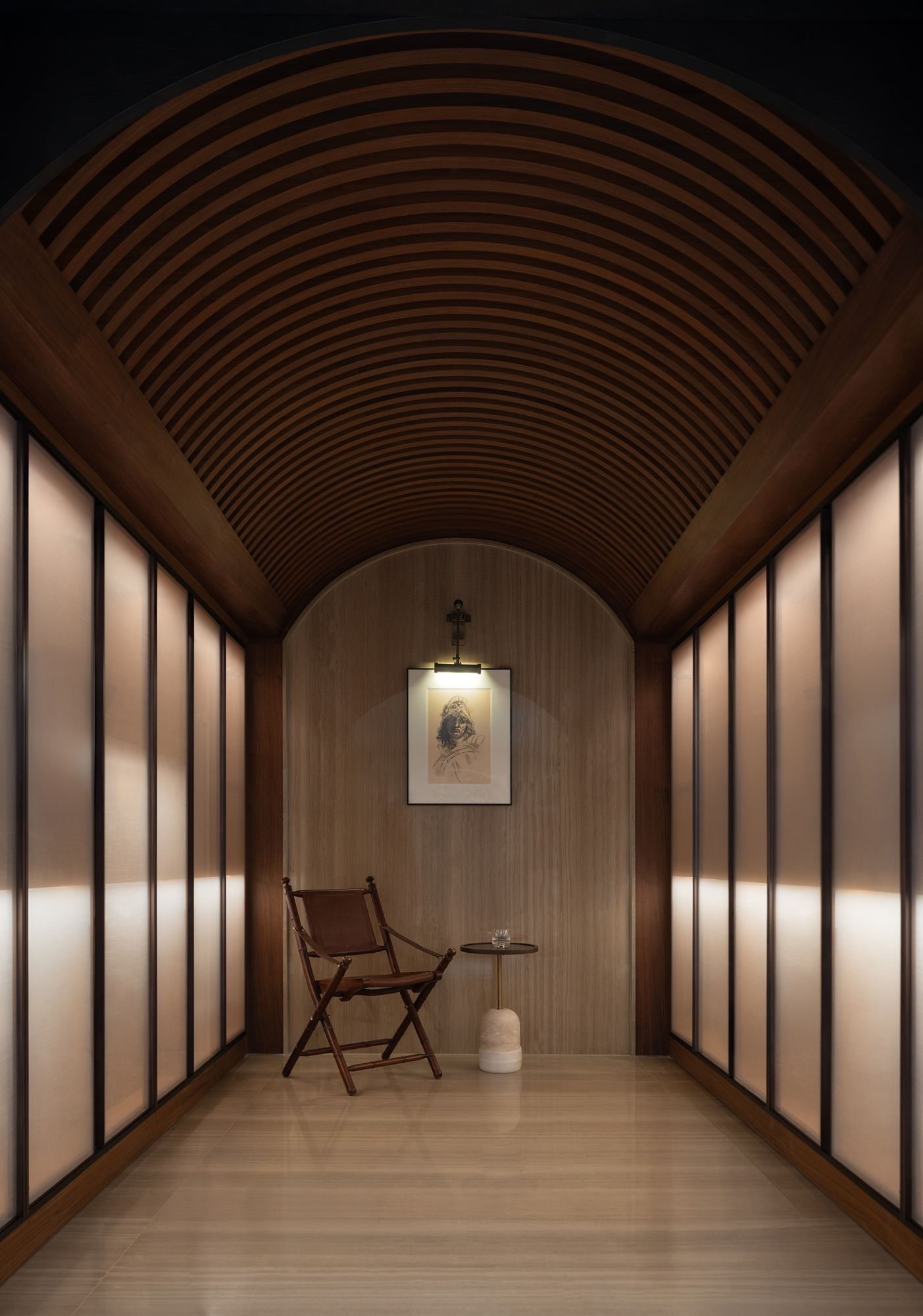 Dark Urban Villa Interior preview 2