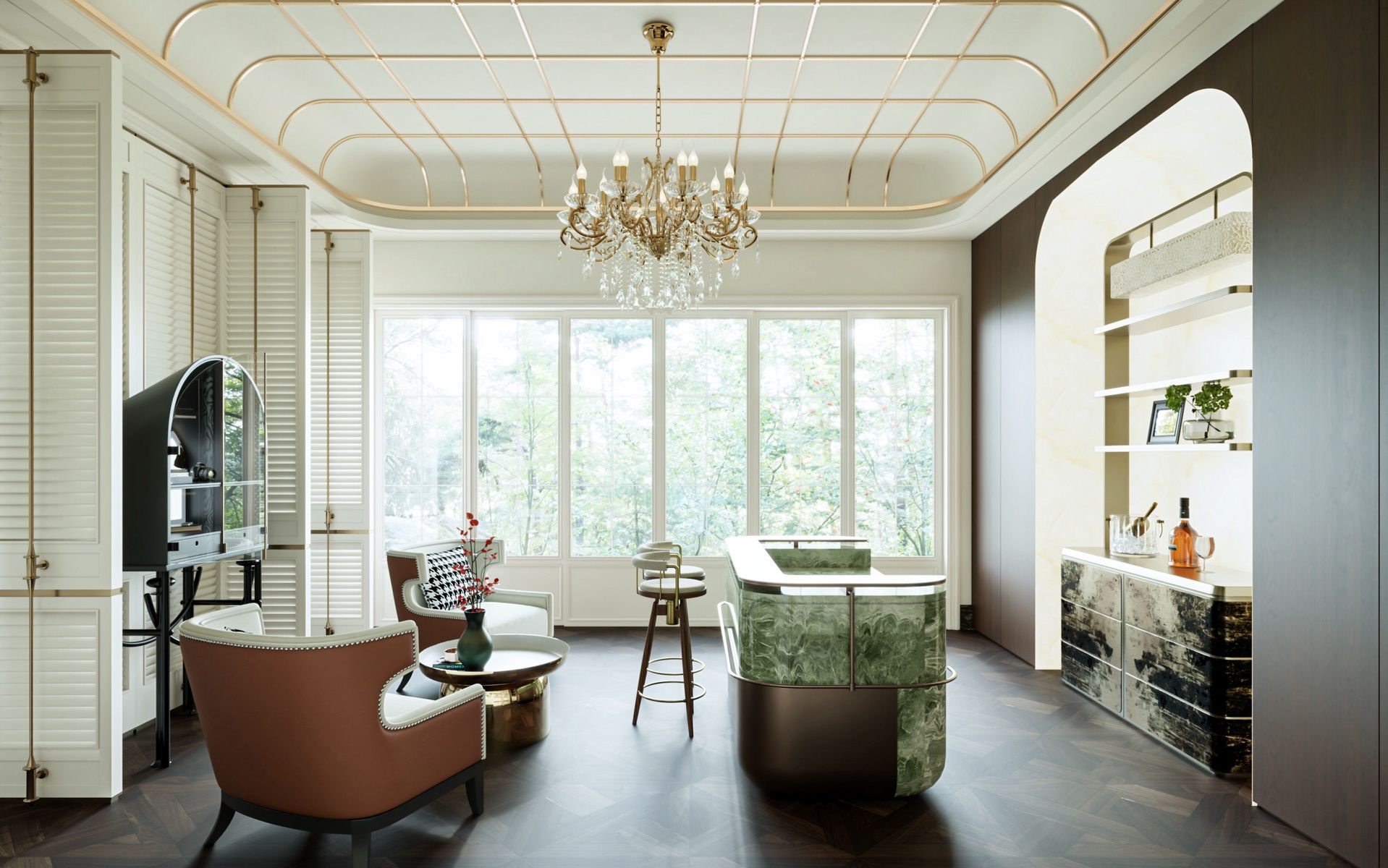 Light Luxury Villa Dressing Suite فيلا Light Luxury