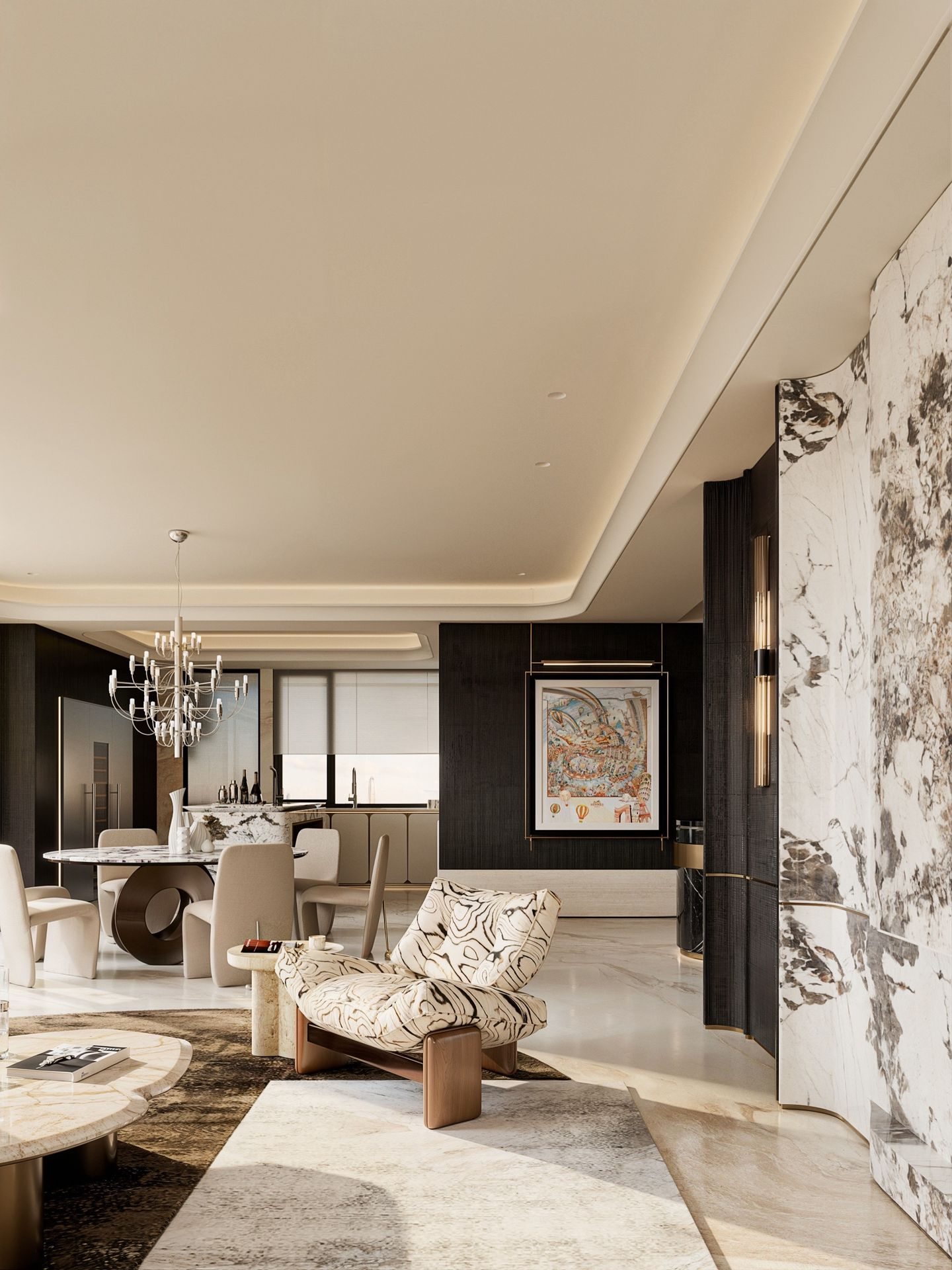 Luxury Apartment Kitchen and Dining preview 1