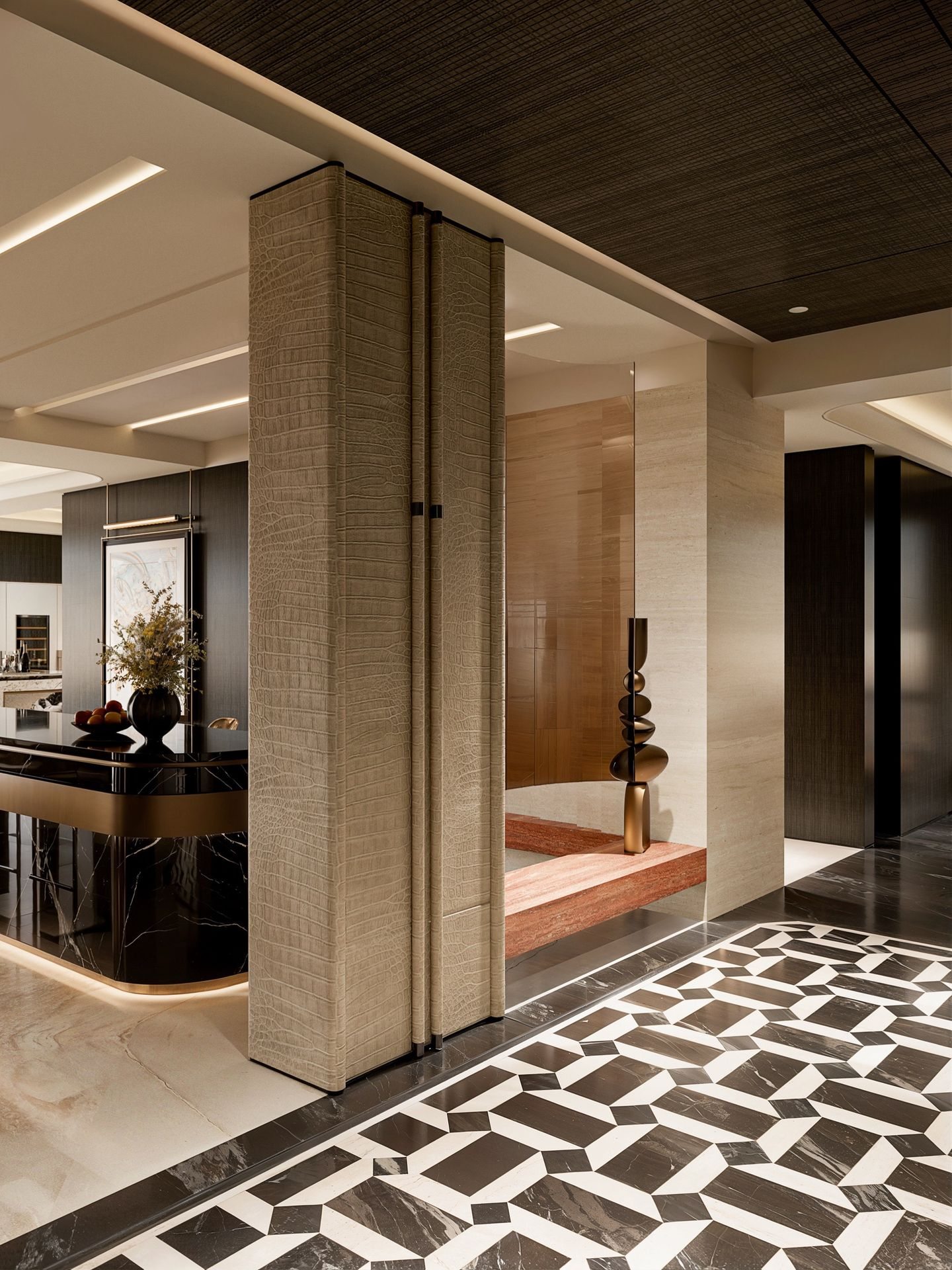 Luxury Apartment Kitchen and Dining view 6