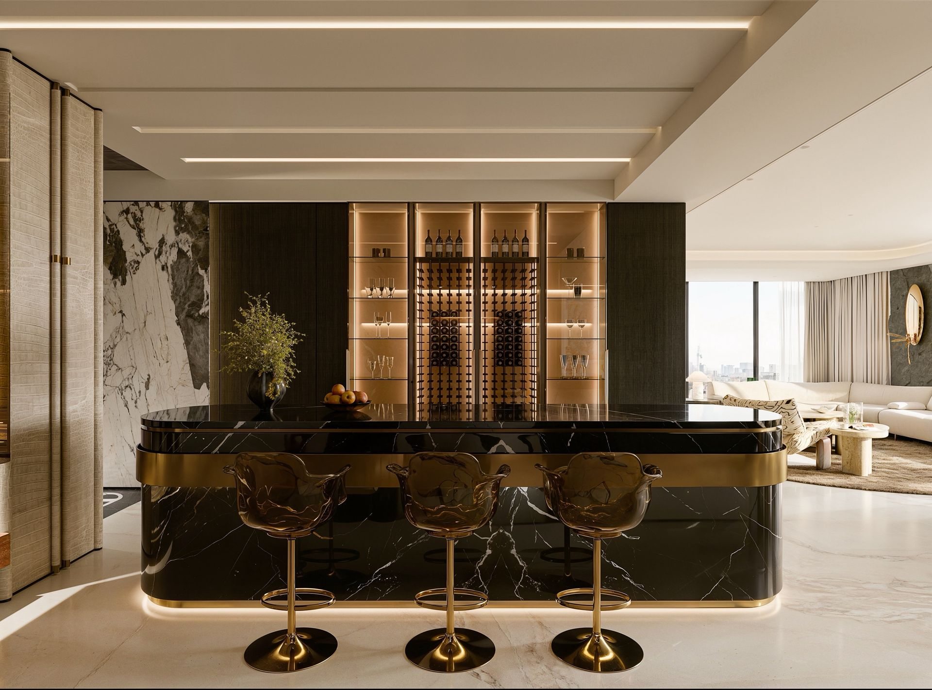 Luxury Apartment Kitchen and Dining view 13