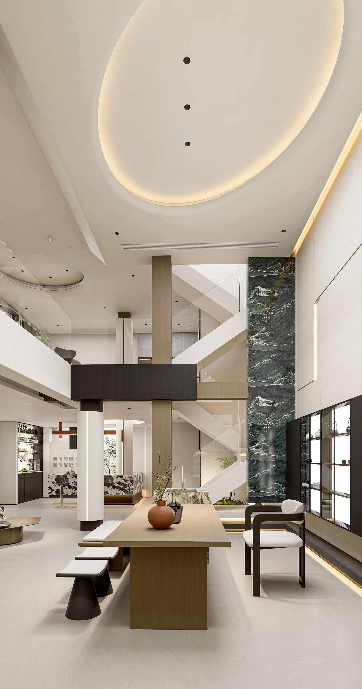 Modern Italian Open Plan view 5