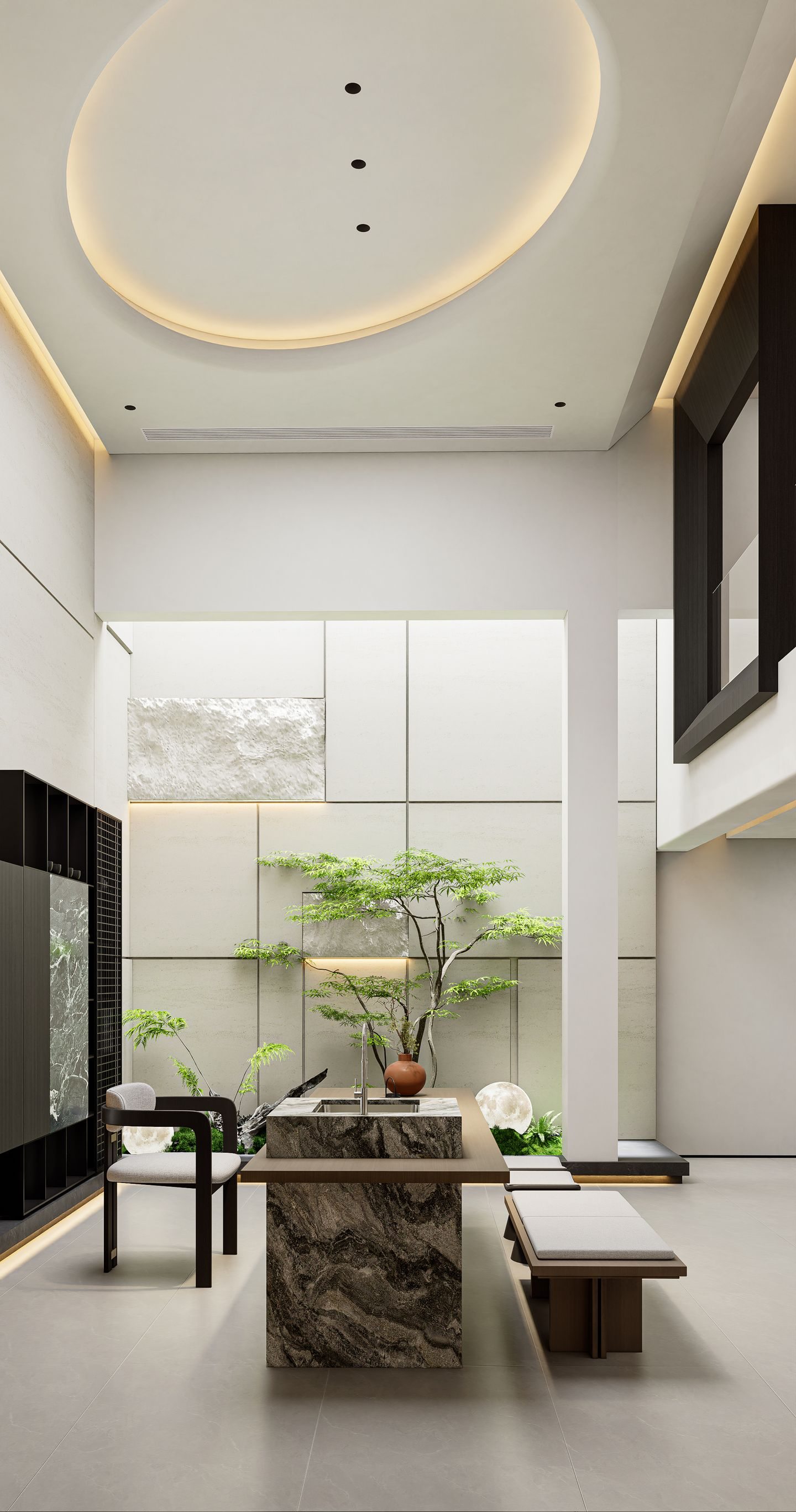 Modern Italian Open Plan view 10